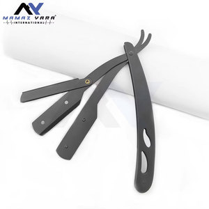 Custom Made Stainless Steel Barber Razor Cut Throat Straight Folding Handle for Shaving and Hair Styling - Product Image 4