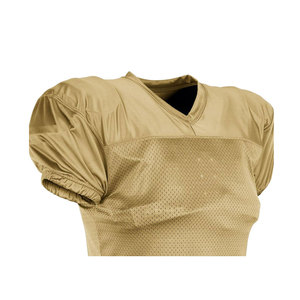 Uniforme de Fútbol Americano de Alto Rendimiento, Jersey con Hombros Acolchados, Manga Corta, Cuello en V, Tela de Malla Transpirable, Talla Grande, Unisex - Product Image 2