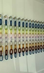 Chaînes en résine transparente écologique de haute qualité, faites à la main, colorées, pour décoration murale, projets DIY, ange artistique - Product Image 5