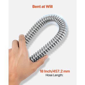 Kit per Scaldabagno da 18 Pollici con Connettore Flessibile di Ingresso 3/4'' FIP X 3/4'' FIP per Installazione di Scaldabagni e Tubi Idraulici - Product Image 5