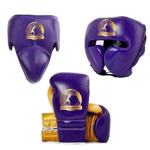 Ensemble de gants de boxe en cuir véritable de conception personnalisée, de haute qualité, durables, respirants et confortables - Product Image 3