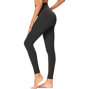 Leggings Deportivos Personalizados para Mujeres Adultas, Cintura Alta Elástica, Color Sólido, para Gimnasio y Fitness - Product Image 6