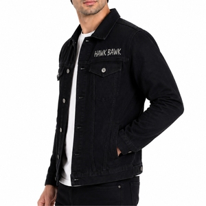 Veste en jean de couleur premium pour homme, style classique, sur mesure, design moderne, finition premium, coutures de qualité, coupe confortable - Product Image 3