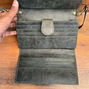 Nouveau concepteur femmes de luxe en cuir véritable grand bandoulière épaule pochette sac à main et porte-carte portefeuilles mode Style sacs à main - Product Image 5