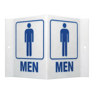Panneau de signalisation triangulaire pliable en aluminium pour intérieur et extérieur Brady V Men - Product Image 2