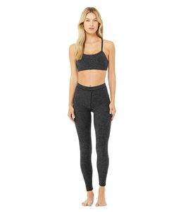 Ensemble de yoga pour femmes de qualité supérieure, fabriqué en nylon et élasthanne durables, respirant, à séchage rapide, écologique, 2 pièces, taille haute, sans manches - Product Image 1