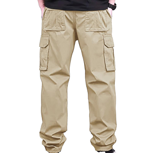 Pantalones de Trabajo Personalizados para Hombre, Pantalones Cargo Resistentes con Múltiples Bolsillos, Cintura Elástica, Transpirables, de Secado Rápido, Venta al Por Mayor, Marca Privada - Product Image 2
