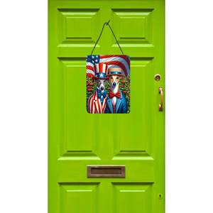 All American Greyhound Wall Door Hanging Prints Aluminum Metal Sign for Kitchen Home Decor Front Door Plaque 12x16 Multicolor - Product Image 2