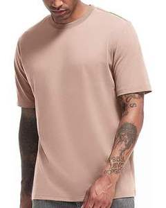 เสื้อยืดคอกลมแขนสั้นผ้าเจอร์ซีย์คอตตอน 100% คุณภาพสูงสำหรับผู้ชาย ระบายอากาศได้ดี สไตล์ลำลอง แฟชั่น - Product Image 5