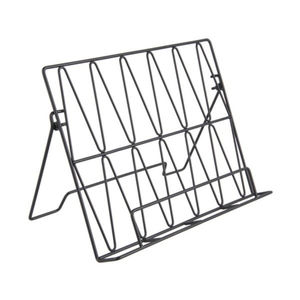 Support de livre de cuisine réglable en fer forgé moderne de haute qualité, couleur blanche, pour la maison, le bureau, le salon - Product Image 5