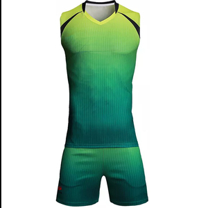 Ensemble d'uniformes de volley-ball personnalisés pour hommes et femmes, fournisseur OEM de vêtements d'équipe pour maillots et shorts de volley-ball. - Product Image 2