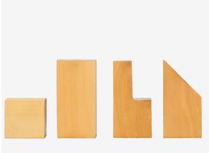 Piezas de ajedrez minimalistas de lujo, reproductas, en madera de abeto y cedro natural, con un rey de 2.79 pulgadas, al mejor precio. - Product Image 3