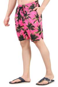 Shorts de Playa para Hombre, Estampados, Ecológicos, de Algodón, Talla Grande, con Logotipo Frontal, para Vacaciones en la Playa - Product Image 3