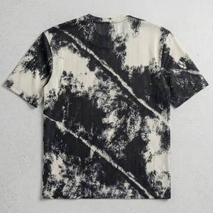 Camiseta de Manga Corta Informal para Hombre, de Alta Calidad, 100% Algodón Poliéster, con Logotipo Personalizado Tie Dye, Transpirable, Estilo Urbano - Product Image 2