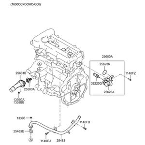 Pièces et accessoires automobiles et camionnettes Veloster neuves 256002B700 - Product Image 2