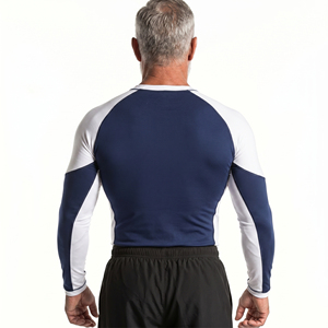 Nouveau design – Haut de sport pour homme à manches longues, respirant, de haute qualité, séchage rapide, UPF50+, écologique et antibactérien - Product Image 2