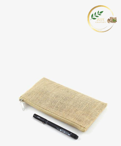 Bolsa de Cosméticos de Yute Natural de Gran Tamaño, Organizador de Maquillaje Ecológico para Viajes - Product Image 2