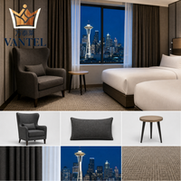 Ensemble de meubles de chambre d'hôtel Vantel, meubles de chambre d'hôtes modernes et luxueux, fabriqués sur mesure pour les projets hôteliers