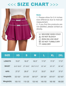 Womens Fitness Skort With Pockets Quick Dry Breathable Running Tennis Sports Clothing - Product Image 4