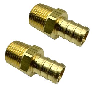 AOL Thread Female Joints Straight Pipe Brass Smooth <b>Quick</b> Connect Water <b>Connectors</b> hose Barb Male Adapter (AOL-051) - Product Image 2