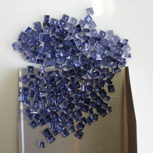 อิโอไลต์ธรรมชาติ 2.75 มม. ทรงสี่เหลี่ยมเจียระไนแบบ Step Cut คุณภาพดีที่สุด พลอยเม็ดเดี่ยวพร้อมเอฟเฟกต์ Pleochroic สำหรับทำเครื่องประดับ - Product Image 5