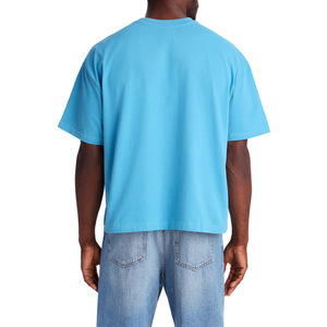 T-shirt Premium 100% Coton 300gsm avec Logo Personnalisé Imprimé en Sérigraphie, Respirant, Épaules Tombantes, Chemises pour Hommes, Streetwear Décontracté, Vente en Gros - Product Image 4