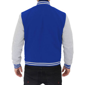 Custom Men's Baseball Letterman Varsity <b>Jacket</b> High Quality Chenille Embroidery with <b>Leather</b> Sleeves for <b>Winter</b> - Product Image 4