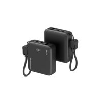 Batterie externe semi-solide suspendable à chargement sans fil Type-C 10000mAh, batterie laminée CCC haute capacité, portable, charge 45W