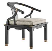 Fauteuil d'appoint capitonné pour chambre à coucher, fauteuil rembourré fait main avec structure en bois pour salon, chambre, maison, villa, mariage