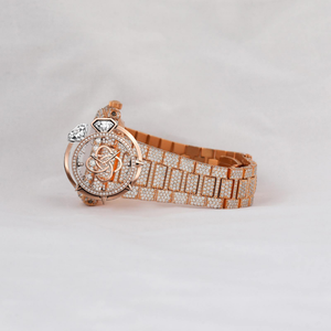 Montre automatique de luxe pour homme en acier inoxydable avec diamants Moissanite VVS - Product Image 2