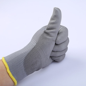 Guantes de Trabajo de Uso General Personalizables, Transpirables, Flexibles, Antideslizantes, Ligeros, con Recubrimiento de Poliéster de Calibre 13 y Palma Recubierta de PU - Product Image 4