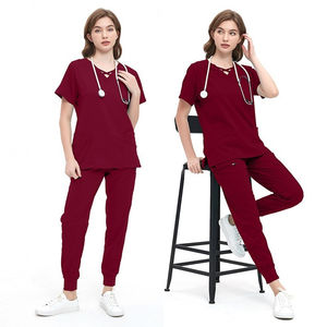Dernière conception – Uniforme médical unisexe élégant, séchage rapide, respirant, en toile, taille et logo personnalisables, pour infirmières - Product Image 3
