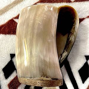 Eco-Friendly Handmade Medieval Drinking Horn Mug with Natural Shape - Product Image 4