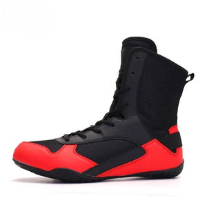 Chaussures de boxe et de lutte professionnelles pour hommes de haute qualité, confortables et offrant un excellent soutien, idéales pour l'entraînement et le combat en printemps, été et hiver, authentiques. - Product Image 1