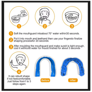 Protège-dents personnalisé pour Muay Thai, protège-gencives sur mesure pour équipement de combat professionnel, protège-dents MMA thermoformable, ajustement sécurisé - Product Image 4