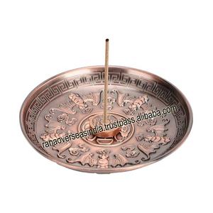 Luxury Aluminium <b>Incense</b> <b>Stick</b> Burner Plate Round <b>Incense</b> Ash Catcher <b>Holder</b> <b>for</b> Home Fragrance Feng Shui Decor - Product Image 1