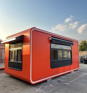 Liquidation à faible coût Maison préfabriquée Offre Spéciale Maison mobile préfabriquée Maison capsule 20 pieds cabine apple pour le camping en plein air - Product Image 1