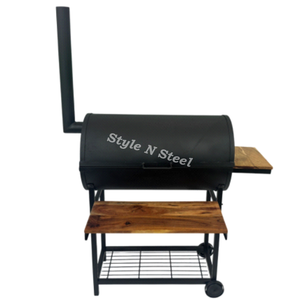 Barbecue de Jardin Tendance : Brasero en Fer Durable Autoportant pour Chauffage Extérieur au Bois/Charbon pour Patio et Jardin - Product Image 2