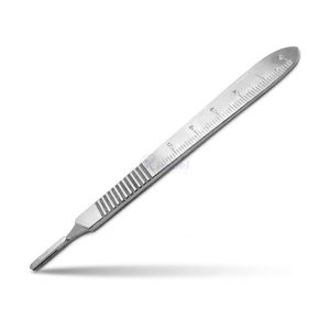 Cuchilla Quirúrgica de Precisión Fina con Mango de Acero Inoxidable, Portacuchillas Reutilizable, Instrumento Médico para Uso en Quirófano - Product Image 5