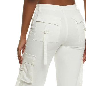Top Selling Product Custom Made Women Cargo Pant In Low MOQ Custom Made Fashionable Women Casual Cargo Pant And <b>Trouser</b> - Product Image 6