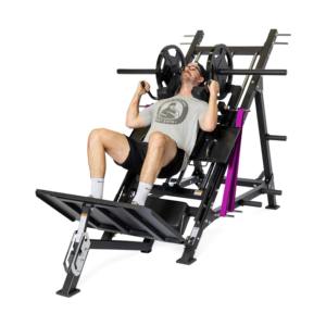 Machine de musculation multifonctionnelle compacte pour la musculation des jambes, avec livraison rapide, pour squats, soulevés de mollets et press à jambes sécurisée, équipée de plaques de poids en acier - Product Image 5