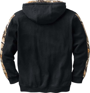 Sweat à capuche camouflage pour homme, 100% coton, coupe classique, avec poche kangourou, vêtement décontracté d'automne - Product Image 2