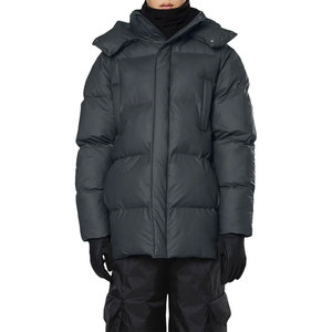 OEM ODM Men's <b>Thick</b> <b>Quilted</b> Puffer Jacket Men's Outdoor Winter Wear Long Length Padded Puffer Jacket - Product Image 3