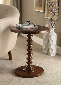 Wooden <b>Round</b> Bed <b>Side</b> <b>Table</b> End <b>Table</b>, <b>Side</b> <b>Table</b>, Night Stand Beach <b>Table</b> for Living Room Bedroom - Product Image 2