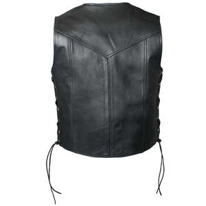 Gilet de sécurité pour moto en cuir véritable de haute qualité, pour hommes, grandes tailles, course, conduite, logo personnalisé disponible, imperméable, respirant - Product Image 2