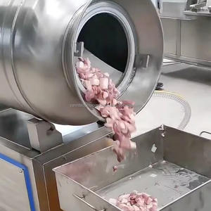 Vaso de carne de pollo y pescado automático de acero inoxidable de 550L, máquina amasadora de rollo de marinador al vacío a buen precio - Product Image 1