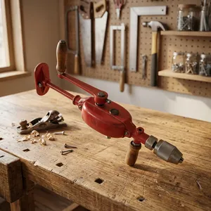 เครื่องเจาะหน้าอกเหล็กคาร์บอนแบบพกพากลางแจ้งทนทานเครื่องมือทำมือ DIY เกรดอุตสาหกรรมปรับแต่งได้ - Product Image 3