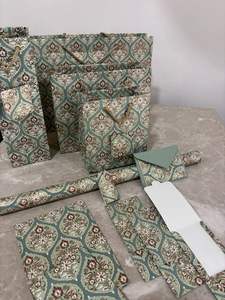 Bolsas de Papel Artesanales Impresas a Mano, Ecológicas, Recicladas, de Kraft, para Regalos, Boutiques, Bodas y Eventos de Lujo - Product Image 5