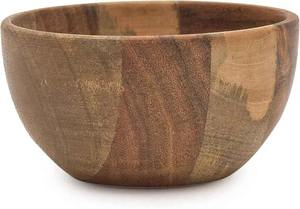 Tazón de Madera Hecho a Mano, Tazón de Madera de Mango Natural para Servir Ensaladas, Frutas, Bocadillos, Decoración para Mesa de Comedor, Cocina y Hogar - Product Image 3