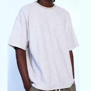 T-shirt pour homme en coton 100% personnalisé à prix avantageux, coupe ample, manches courtes, respirant - Product Image 4